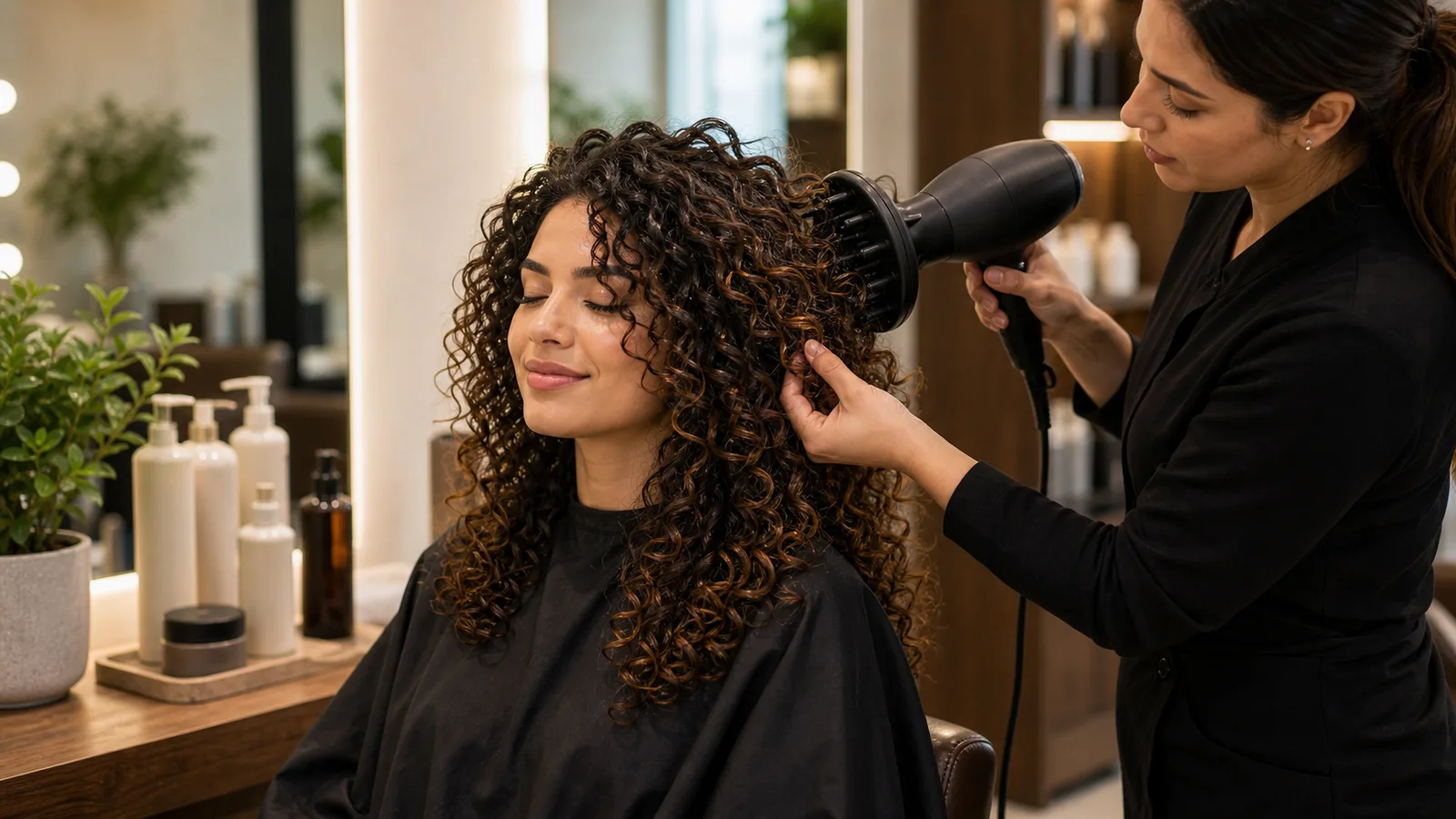 Diffused curls