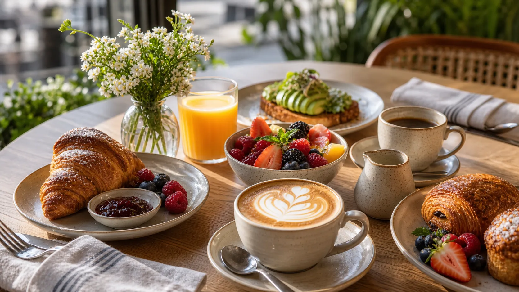 Sunday brunch in the garden