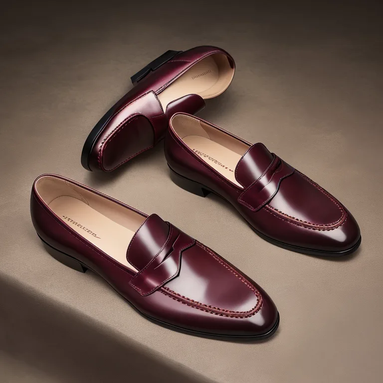 The Sloane Loafer in Burgundy