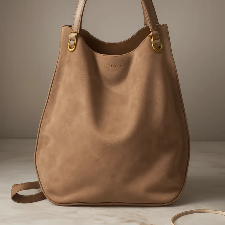 The Lune Suede Hobo Bag