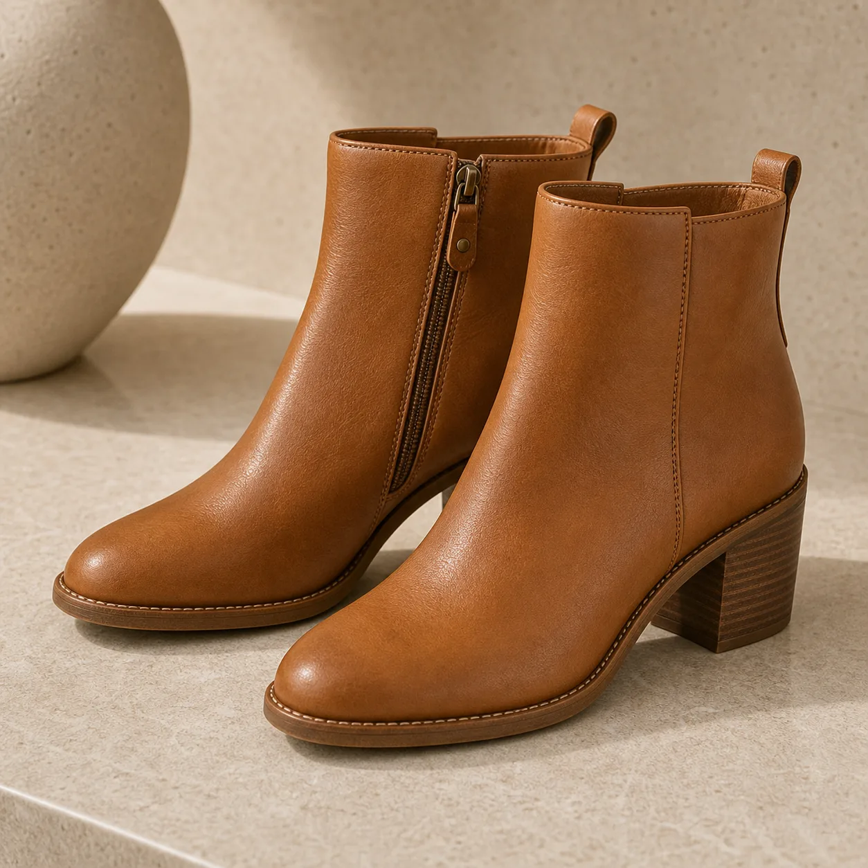 The Harlow Leather Ankle Boot