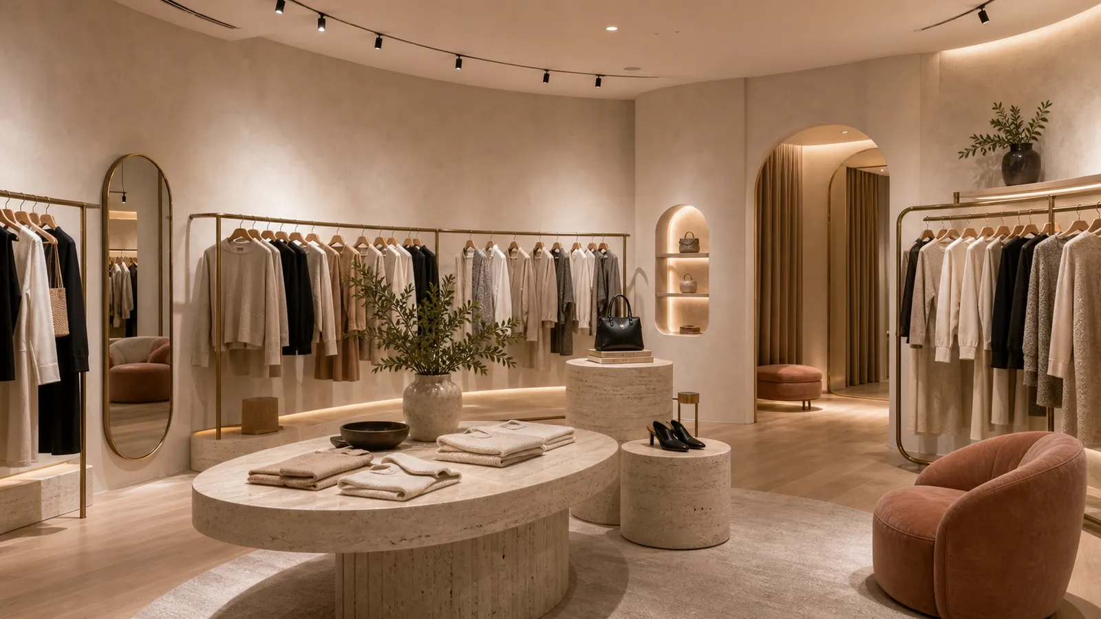 Boutique retail floor