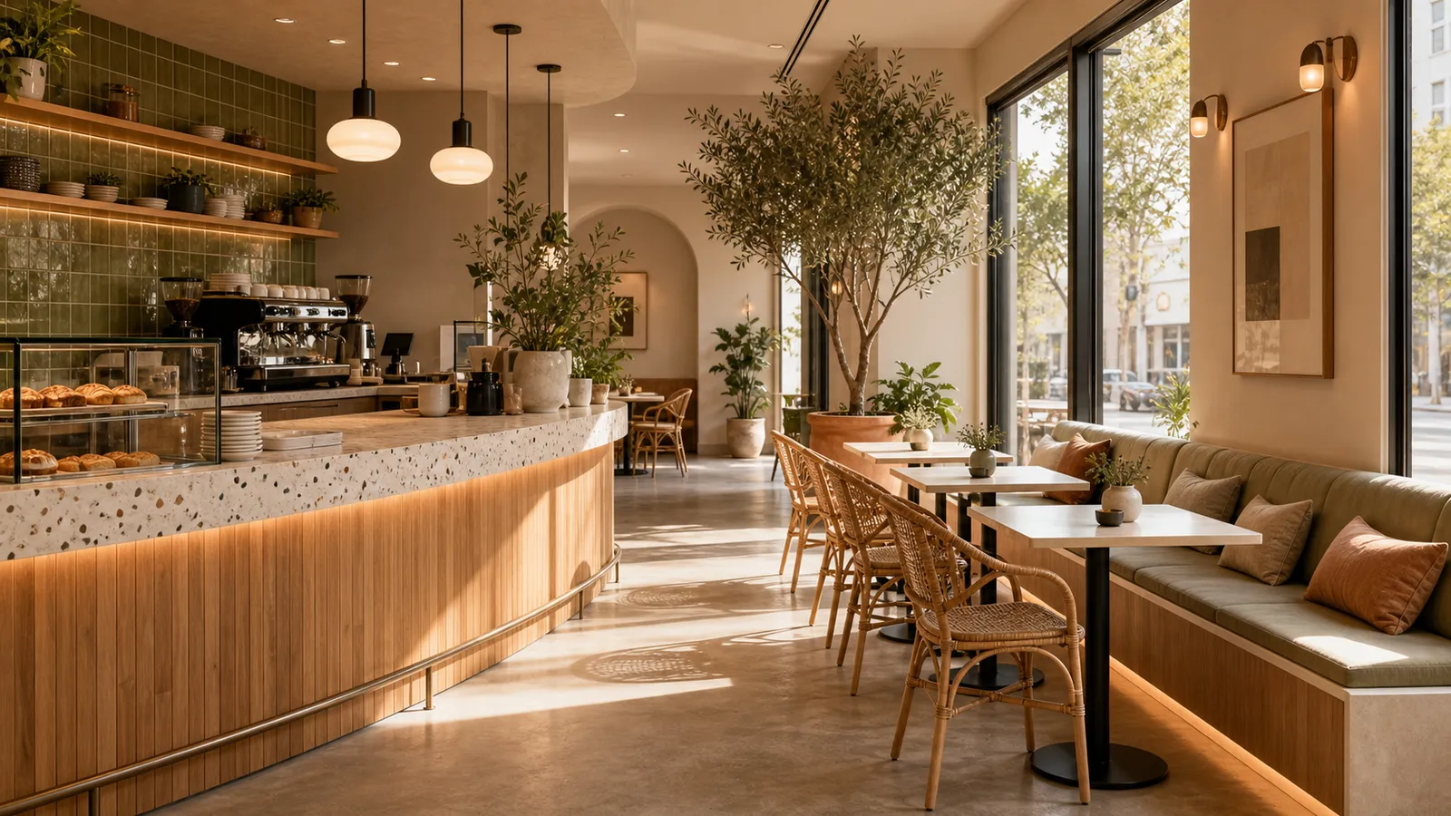Boutique cafe and bar