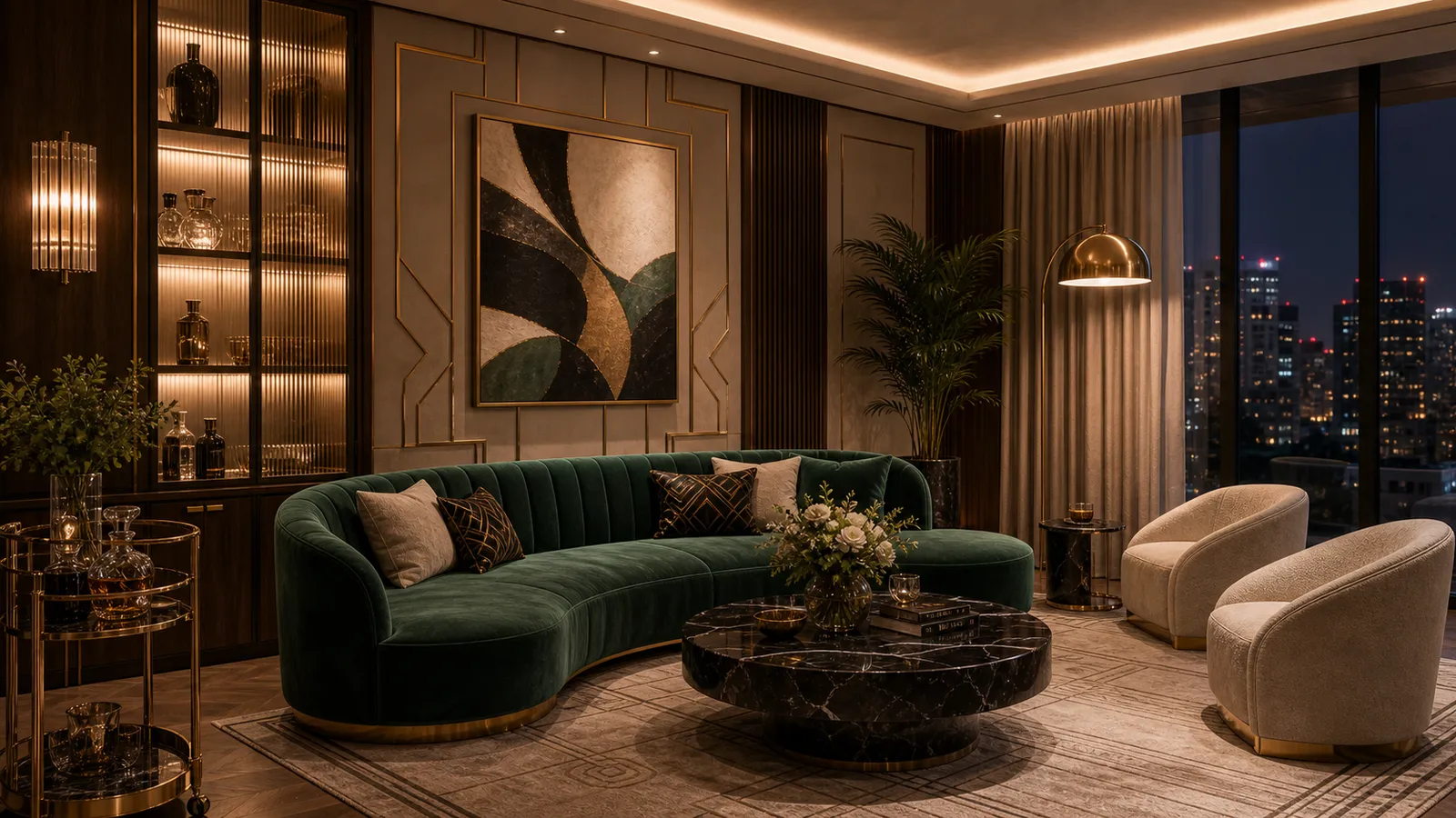 Art-deco lounge