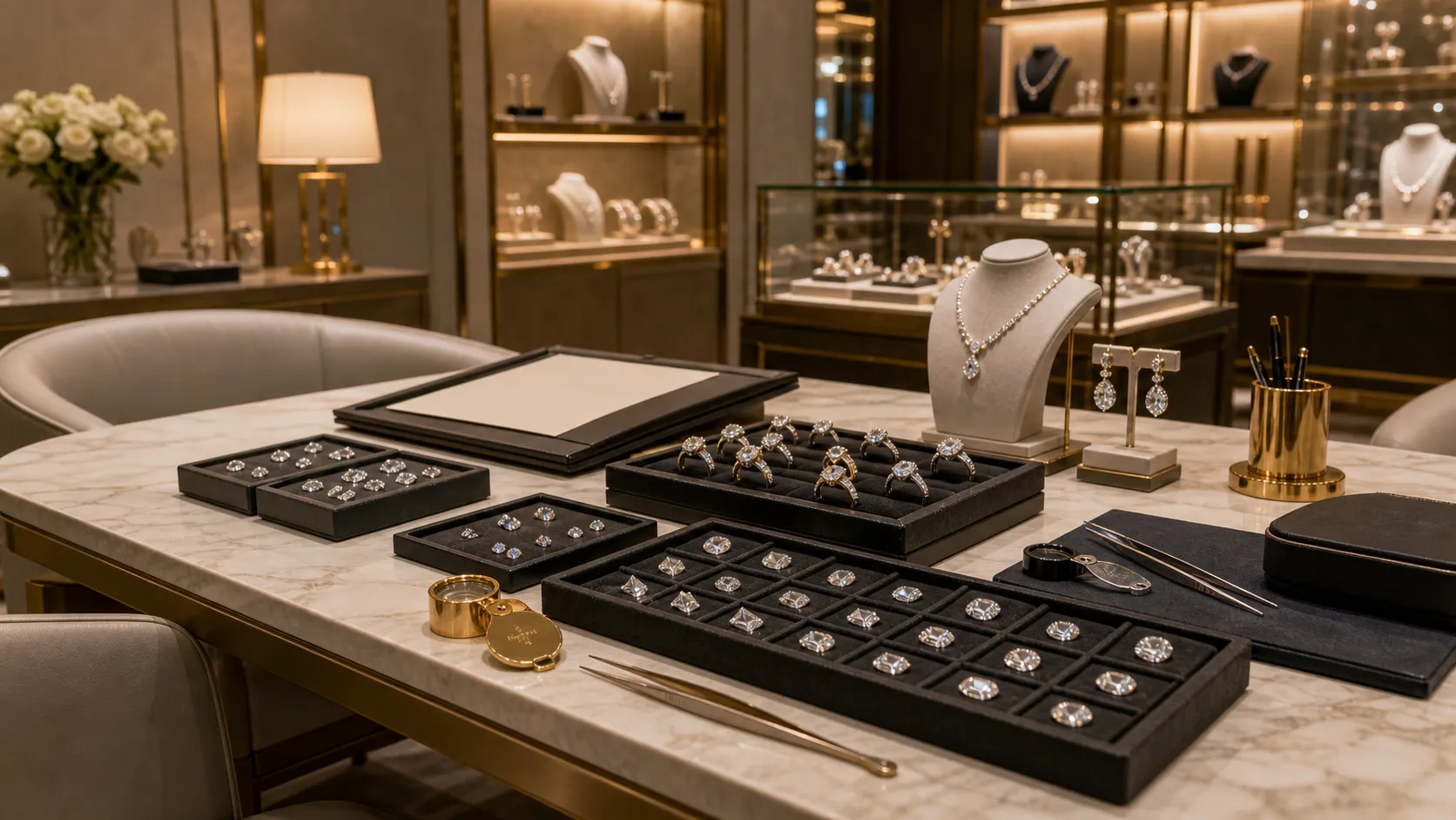 Lapidary and the stone, inside the Varenne atelier