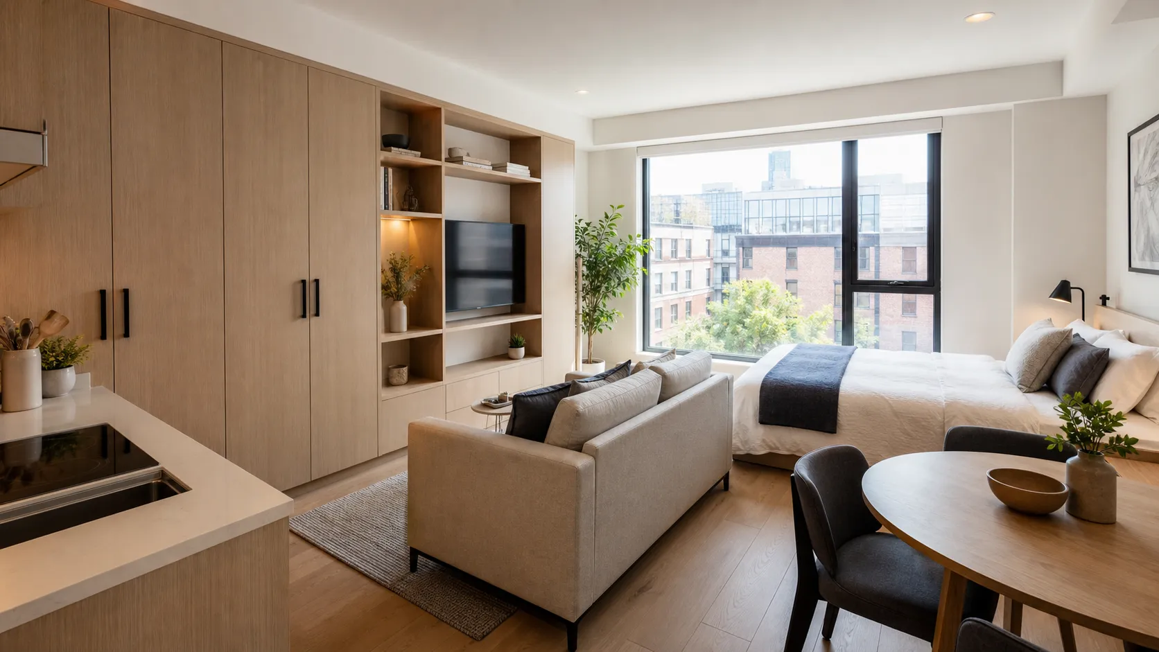 The den · every residence keeps one room for the quiet hours