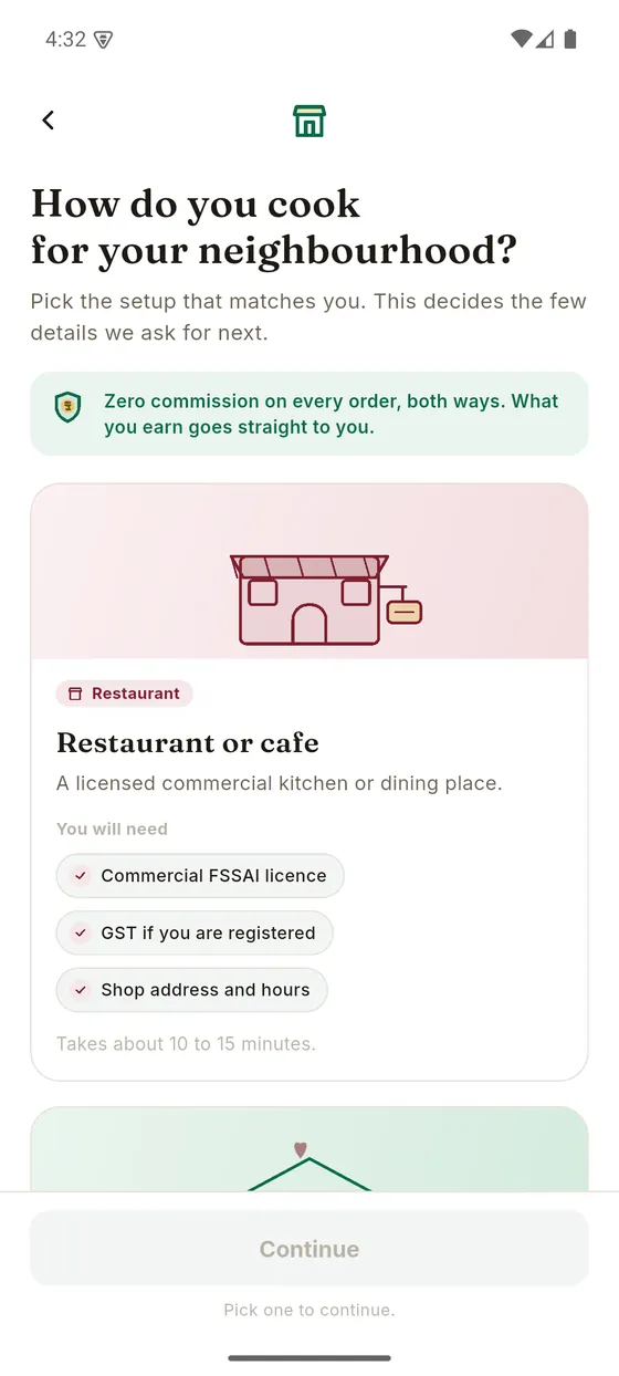 Onboarding & Verification in the Mr Rasoi seller app